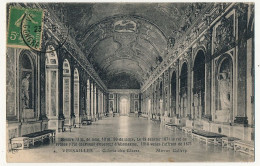 FRANCE - CPA  Affr 5c Semeuse Obl Versailles Congrès De La Paix - 23/5/1919 - Galerie Des Glaces - Cachets Provisoires