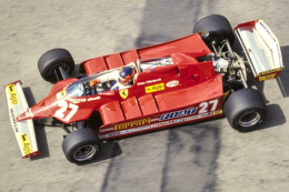 Voitures De Course F1 - Ferrari 126CK (1981) - Pilote:Gilles Villeneuve (CAN) - 15x10cms PHOTO - Grand Prix / F1