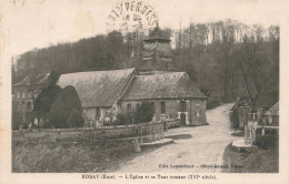 FRANCE - 27 - Rosay - L'Eglise Et Sa Tour Romane ( XVIe Siècle ) - Carte Postale Ancienne - Sonstige & Ohne Zuordnung