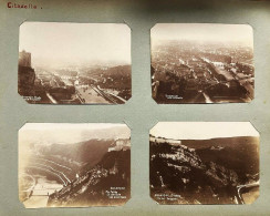Besançon * 1902 * Citadelle , Rivotte , Pte Taillée , Ch. Des Buis , Taragnoz * 4 Photos Anciennes 11x8.5cm - Besancon