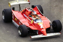 Voitures De Course F1 - Ferrari 126 (1980) - Pilote:Gilles Villeneuve (CAN) - 15x10cms PHOTO - Grand Prix / F1