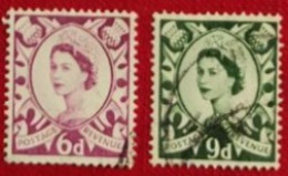 GRAN BRETAGNA 1958-1966  QUEEN ELISABETH YT 319-430   SCOTLAND - Usati