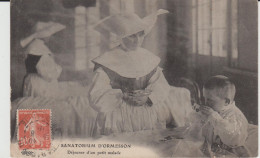 ORMESSON SUR MARNE (94) - SANATORIUM - Déjeuner D'un Petit Malade - 1911 - En L'état - Ormesson Sur Marne