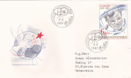 POST DAY COVERS  FDC  CIRCULATED 1981Tchécoslovaquie - Brieven En Documenten