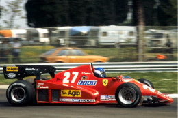 Voitures De Course F1 - Ferrari 126C3 (1983) - Pilote:Patrick Tambay (F) - 15x10cms PHOTO - Grand Prix / F1