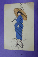 Art Deco Girl  Illustrateur Artist "DIETTE" 1920 - Sonstige & Ohne Zuordnung