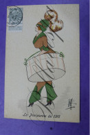 Art Deco Girl  Illustrateur Artist "  C.H. Paris Serie 31 Jill ?_ 1911 - Autres & Non Classés