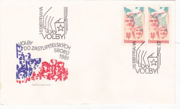 VOLBY PRAGA 1981  COVERS  FDC  CIRCULATED 1981Tchécoslovaquie - Covers & Documents