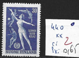 FINLANDE 440 ** Côte 2 € - Unused Stamps