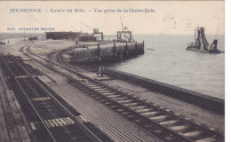 2898/ Zee-Brugge, Entree Du Mole, Vue Prise De La Claire-Voie, 1908 - Zeebrugge