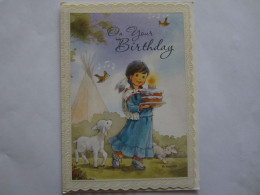 ST LABRE INDIAN SCHOOL  ASHLAND MONTANA  ON YOUR BIRTHDAY  ILLUSTRATION BY MARIA HUGHES - Andere & Zonder Classificatie