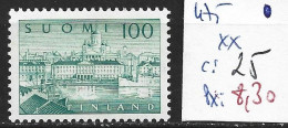 FINLANDE 475 ** Côte 25 € - Neufs