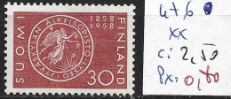 FINLANDE 476 ** Côte 2.50 € - Unused Stamps