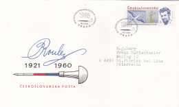 BOULEY COVERS  FDC  CIRCULATED 1985Tchécoslovaquie - Cartas & Documentos