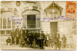BELGIQUE - CARTE POSTALE PHOTO LES POSTIERS BELGES ET FRANCAIS A SAINTE ADRESSE, 1914 - Sonstige & Ohne Zuordnung
