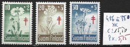 FINLANDE 486 à 88 ** Côte 15.50 € - Nuevos