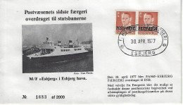 Denmark 1977  Ferry Mail (o) Mi.36 - Dienstmarken