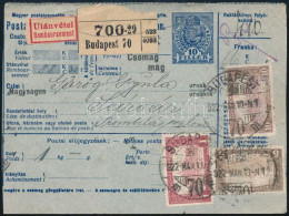 1922 Utánvétes Csomagszállító 16K Bérmentesítéssel, M.Ö. Perfinnel - Otros & Sin Clasificación