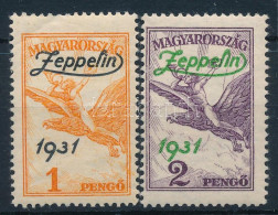 ** 1931 Zeppelin Sor (30.000) (1P Bal Felső Sarokban Ránc / Crease In Left Corner) - Sonstige & Ohne Zuordnung
