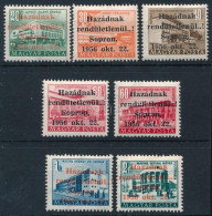 ** 1956 Sopron 7 értékes Sor (12.000) - Otros & Sin Clasificación