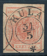 O 1850 3kr MP III "KULA" (Gudlin 300 Pont) - Other & Unclassified