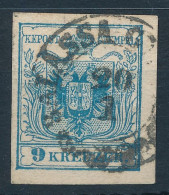 O 1850 9kr MP III Lemezhibás Bélyeg "BALASSA GY(ARMAT)" - Other & Unclassified