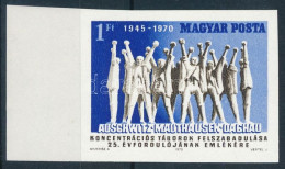** 1970 A Koncentrációs Táborok Felszabadulásának 25. évfordulója Vágott ívszéli Bélyeg - Sonstige & Ohne Zuordnung