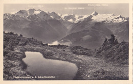 AK Glocknergruppe V. D. Schmittenhöhe Grossglockner Kitzsteinhorn Gletscher ?, POSTCARD - Kaprun