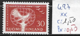 FINLANDE 497 ** Côte 1.50 € - Nuevos