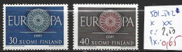 FINLANDE 501-02 ** Côte 2.50 € - Ongebruikt