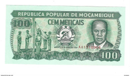 *mozambique 100 Meticals  1989  130c  Unc - Mozambique