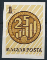 ** 1972 25 éves A Népgazdasági Tervezés Vágott Bélyeg - Altri & Non Classificati