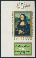 ** 1974 Mona Lisa ívszéli Vágott Szelvényes Bélyeg (4.000) - Altri & Non Classificati