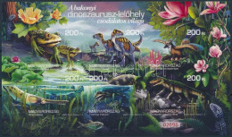 ** 2020 A Bakonyi Dinoszauruszok Vágott Blokk (8.000) - Other & Unclassified