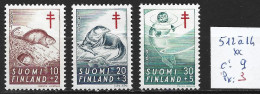 FINLANDE 512 à 14 ** Côte 9 € - Unused Stamps