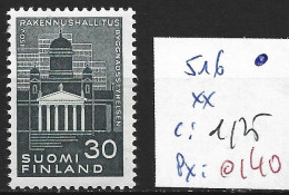 FINLANDE 516 ** Côte 1.25 € - Nuovi