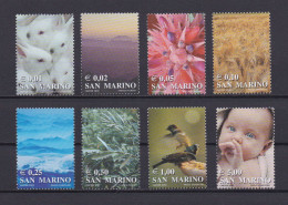 SAINT MARIN 2002 TIMBRE N°1797/04 NEUF** LES COULEURS DE LA VIE - Neufs