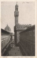 ITALIE - Firenze - Il Portico Degli Uffizi E Palazzo Vecchio - Carte Postale Ancienne - Firenze