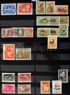 **, O 1951-1958 Gyűjtemény Sorokkal, Blokkokkal 8 Lapos Palma Berakóban - Autres & Non Classés