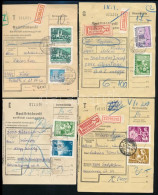 1968-1980 20 Db Csomagszállító Levél, Köztük Expressz, Törékeny Jelzésű, Fiókposta Bélyegzés Is, Borítékban - Other & Unclassified