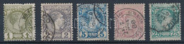 O Monaco 1885 Mi 1-3, 5-6 (Mi EUR 186.-) - Other & Unclassified