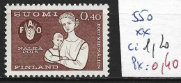 FINLANDE 550 ** Côte 1.20 € - Unused Stamps