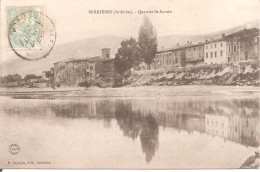 SERRIERES (07) Quartier St-Sornin En 1906 - Serrières