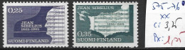 FINLANDE 575-76 ** Côte 3.25 € - Nuevos