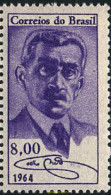 339728 HINGED BRASIL 1964 CENTENARIO DEL NACIMIENTO DEL ESCRITOR COELHO NETTO - Unused Stamps