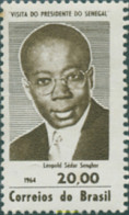 170318 MNH BRASIL 1964 VISITA DEL PRESIDENTE DEL SENEGAL LEOPOLD SEDAR SENGHOR - Unused Stamps
