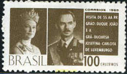 170500 MNH BRASIL 1965 VISITA DEL GRAN DUQUE I DE LA GRAN DUQUESA DE LUXEMBURGO - Unused Stamps