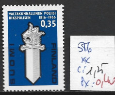 FINLANDE 586 ** Côte 1.25 € - Unused Stamps