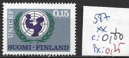 FINLANDE 587 ** Côte 0.80 € - Unused Stamps