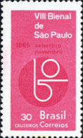 170496 MNH BRASIL 1965 8 BIENAL DE ARTE DE SAO PAULO - Unused Stamps